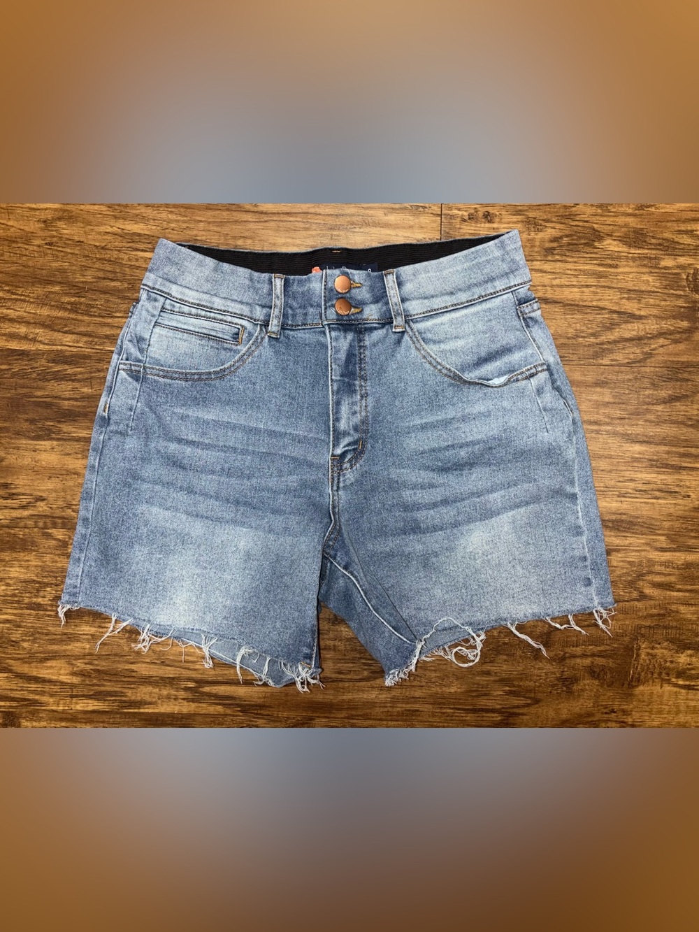 Indigo Poppy High Rise Shorts Size 8